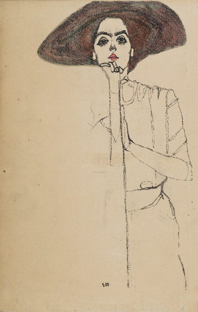 Portrait of a Woman, 1910 by Egon Schiele